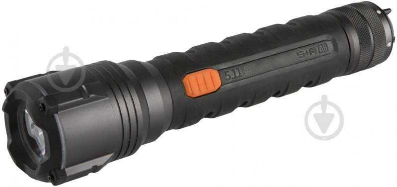 Фонарь 5.11 Tactical S + R A6 Flashlight тактический черный - фото 1 Фонарь 5.11 Tactical S + R A6 Flashlight тактический черный - фото 1