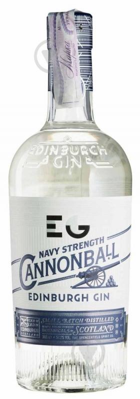 Джин Edinburgh Gin Cannonball Navy Strength 0,7 л - фото 1