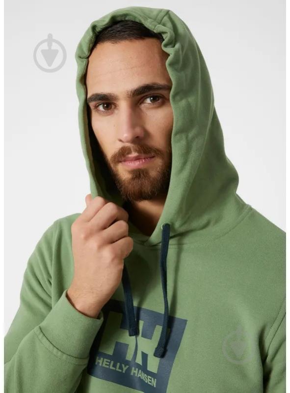 Джемпер Helly Hansen HH BOX HOODIE 53289-406 р. M зелений - фото 3