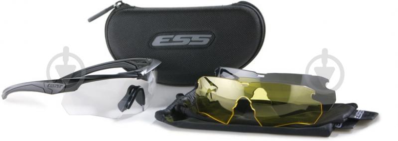 Очки защитные Essence серии ESS Crossbow 3LS Kit [019] Черный (Black) - фото 4