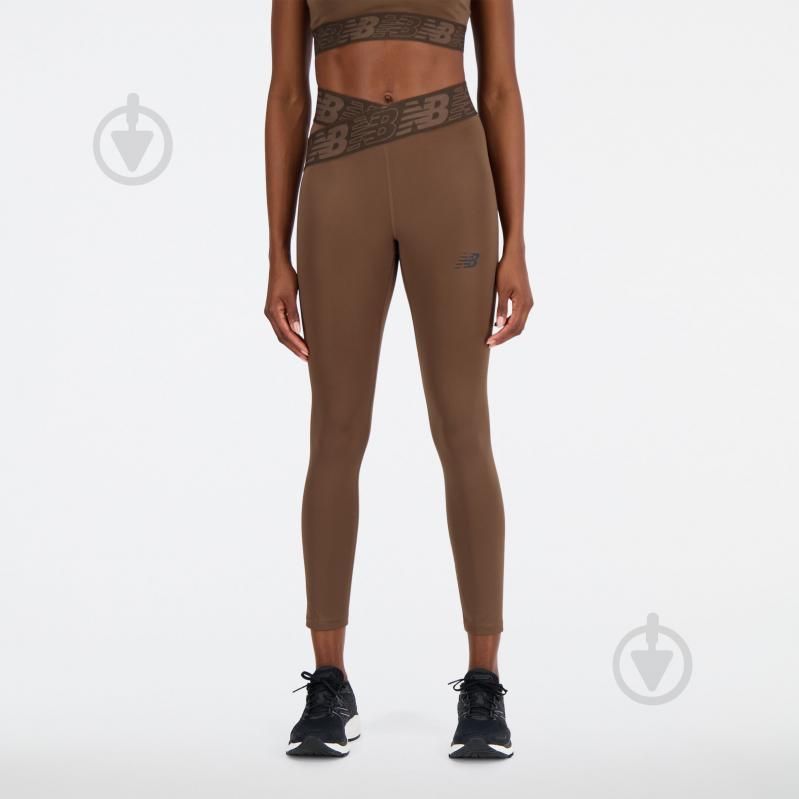 Лосини New Balance RELENTLESS CROSSOVER HIGH RISE 7/8 TIGHT WP21177DUO р.S коричневий - фото 1 Лосини New Balance RELENTLESS CROSSOVER HIGH RISE 7/8 TIGHT WP21177DUO р.S коричневий - фото 1
