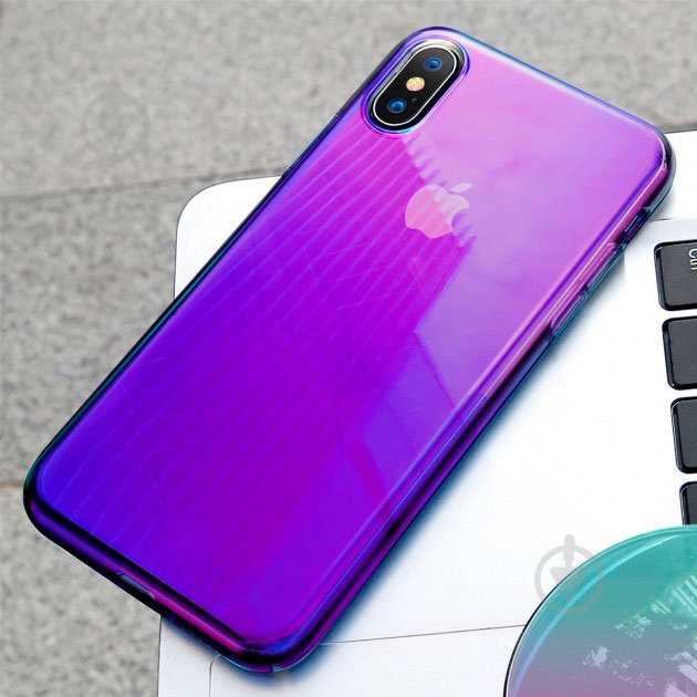 Чехол BASEUS Glow WIAPIPH65-XG01 для Apple iPhone XS Max - фото 5