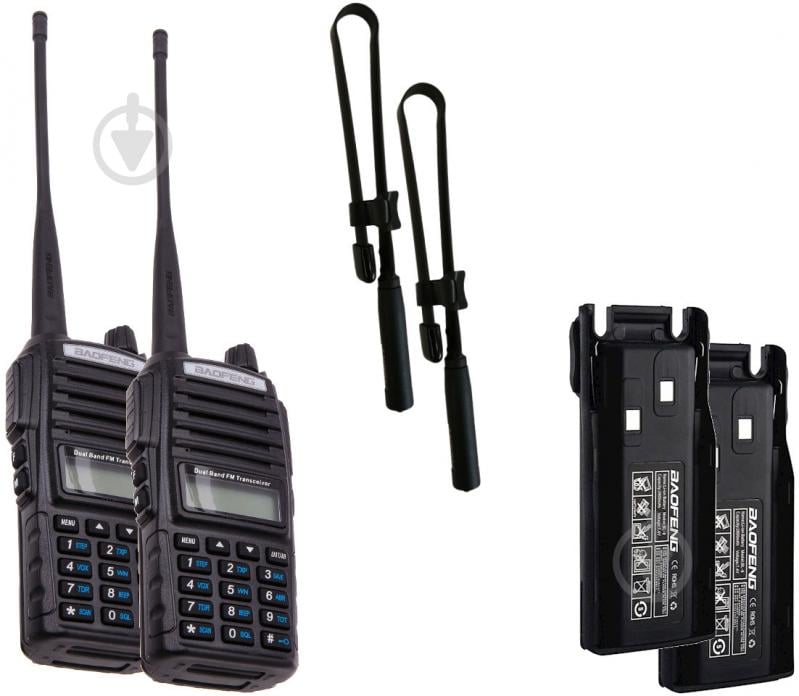 Комплект раций Baofeng UV-82 Tactical - фото 1