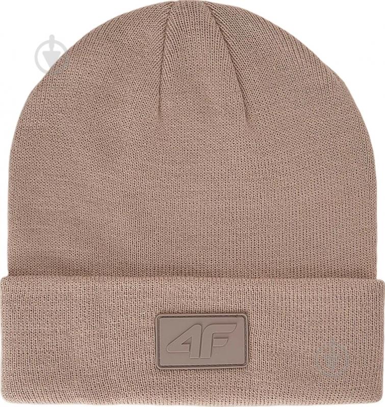 Шапка 4F 4FJWAW25ACAPU653-83S р.os бежевый - фото 1 Шапка 4F 4FJWAW25ACAPU653-83S р.os бежевый - фото 1