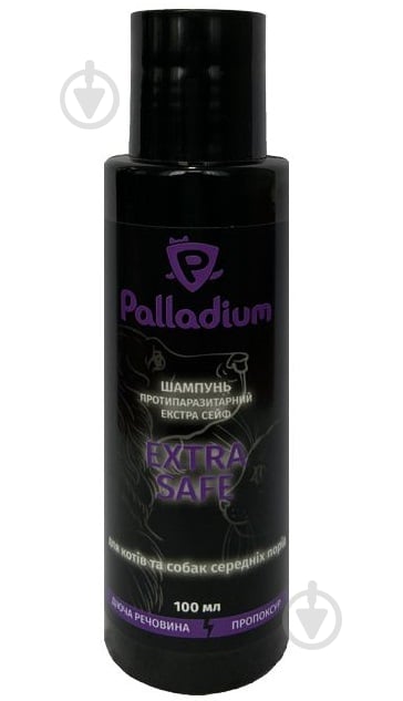 Шампунь Palladium Extra Safe 100 мл від бліх та кліщів для собак/для котів - фото 1