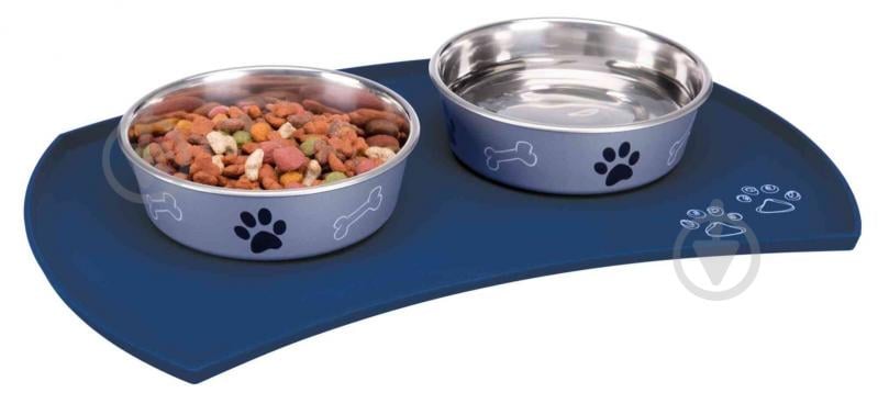 Килимок для посуду Trixie 48х27 см синій - фото 1 Килимок для посуду Trixie 48х27 см синій - фото 1