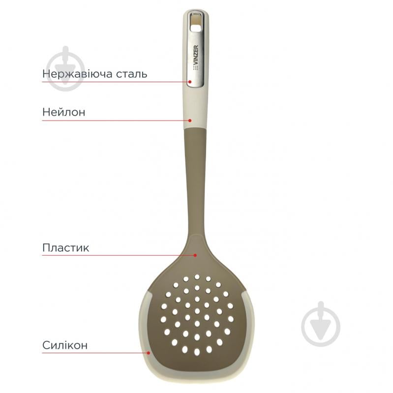 Шумовка Vinzer SOUS-CHEF Ivory 50691 - фото 4 Шумовка Vinzer SOUS-CHEF Ivory 50691 - фото 4