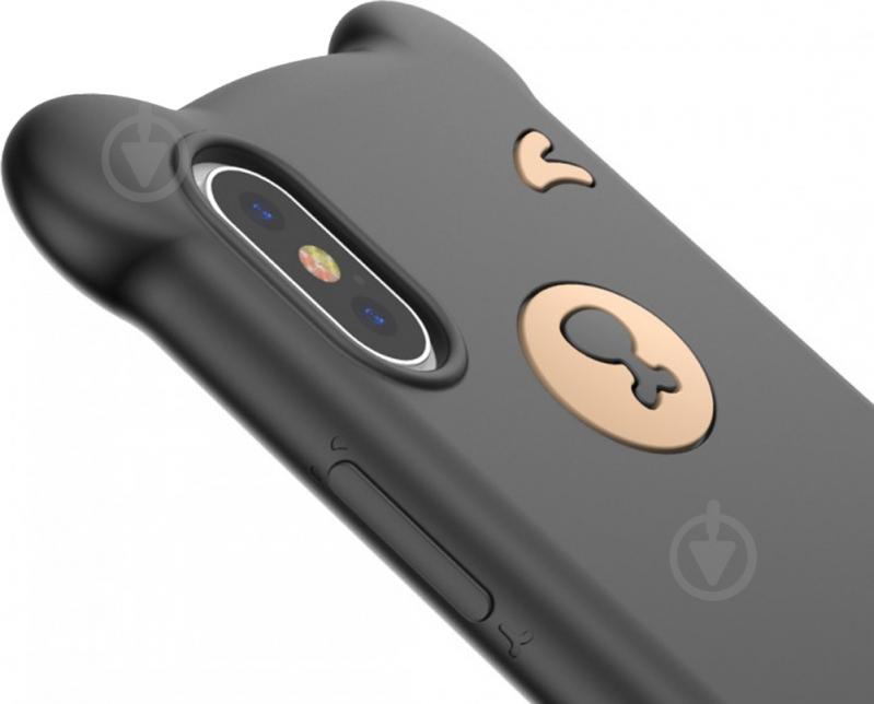 Чехол BASEUS Bear Silicone WIAPIPH65-BE01 для Apple iPhone XS Max - фото 3