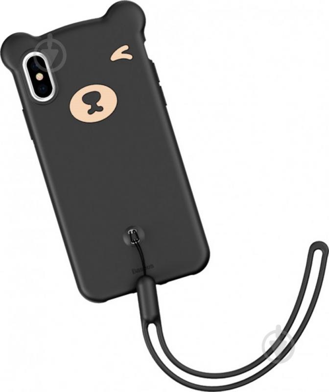 Чехол BASEUS Bear Silicone WIAPIPH65-BE01 для Apple iPhone XS Max - фото 1