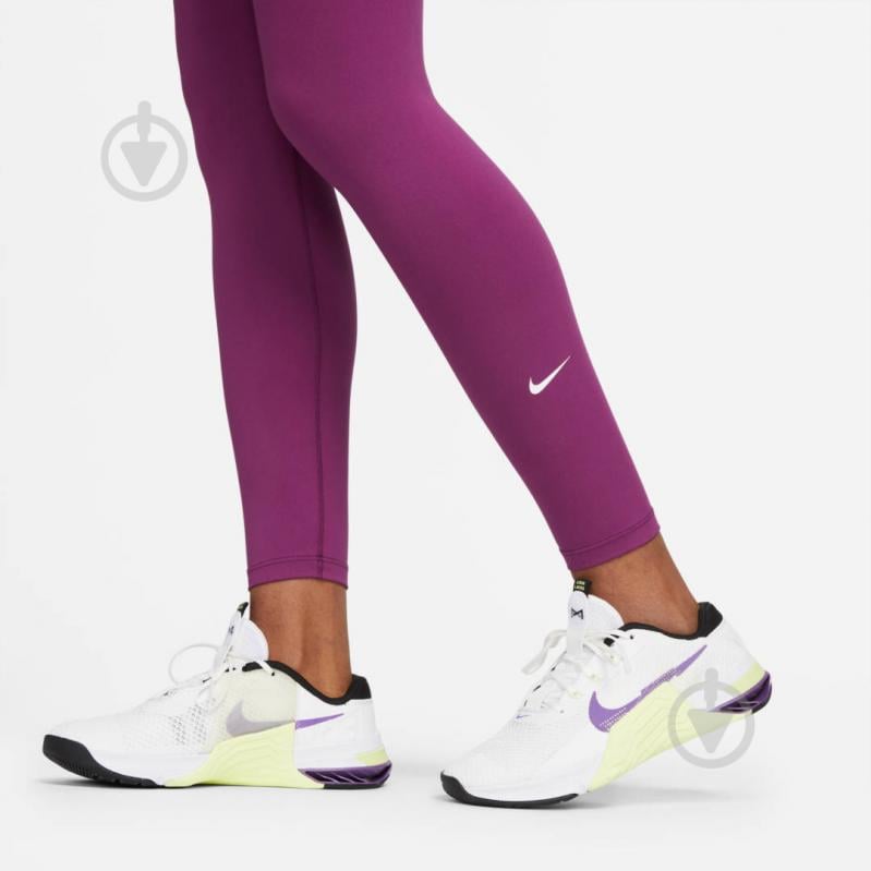 Лосины Nike W NK ONE DF HR TGHT DM7278-610 р.XL темно-фиолетовый - фото 3