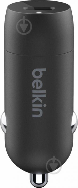 Автомобільний зарядний пристрій Belkin Car Charger 18W Power Delivery Port USB-C - Lightning 1.2м, black (F7U099BT04-BLK){/ - фото 3