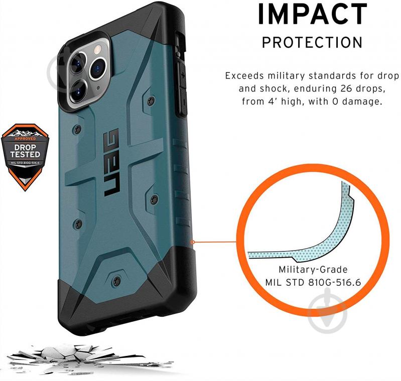 Чехол UAG Pathfinder 111707115454 для Apple iPhone 11 Pro - фото 12