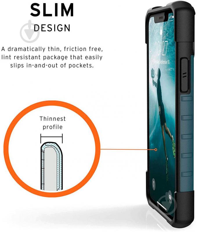 Чехол UAG Pathfinder 111707115454 для Apple iPhone 11 Pro - фото 14