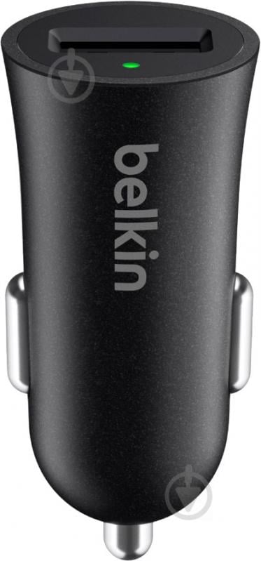 Автомобильное зарядное устройство Belkin Car Quick Charger 18W USB 3.0A, USB-C, 1.2м, black (F7U032BT04-BLK) - фото 2