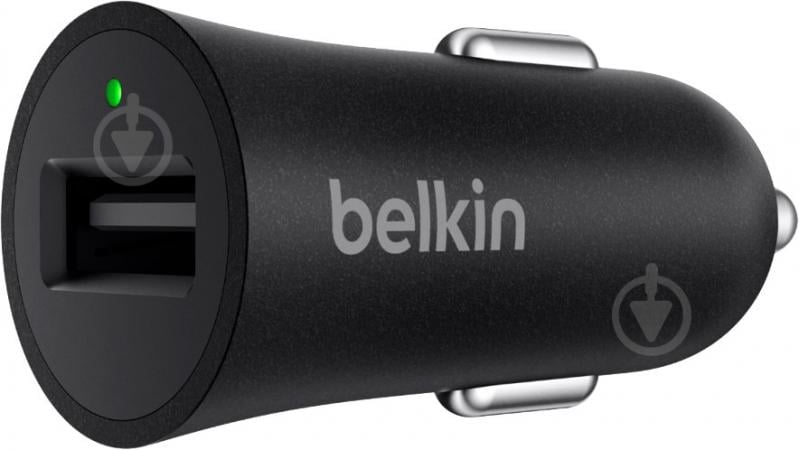 Автомобильное зарядное устройство Belkin Car Quick Charger 18W USB 3.0A, USB-C, 1.2м, black (F7U032BT04-BLK) - фото 3