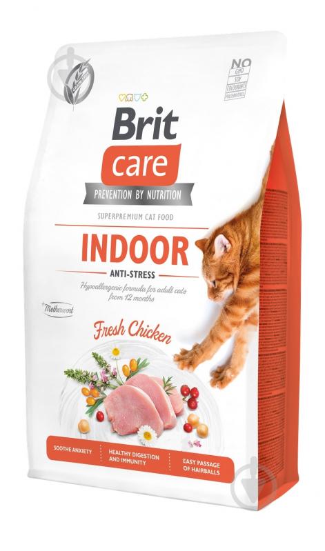 Корм Brit Care GF Indoor Anti-stress курка 171302 2 кг - фото 1