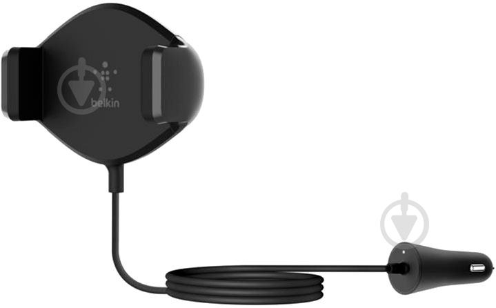 Беспроводное зарядное устройство Belkin Car Mount Wireless Charging Qi, 10W, black (F7U053BTBLK) - фото 1