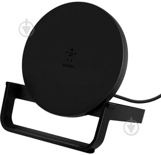 Беспроводное зарядное устройство Belkin Stand Wireless Charging Qi, 10W, black (F7U083VFBLK) - фото 1