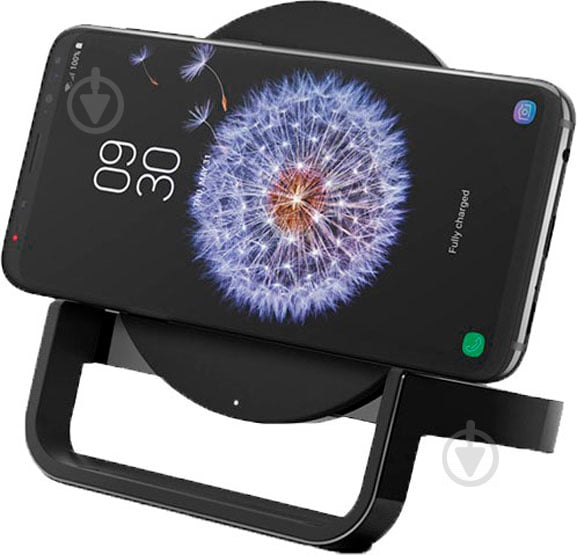 Беспроводное зарядное устройство Belkin Stand Wireless Charging Qi, 10W, black (F7U083VFBLK) - фото 4