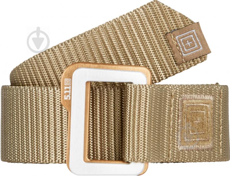 Пояс 5.11 Tactical Traverse Double Buckle Belt р. S sandstone 59510 - фото 1