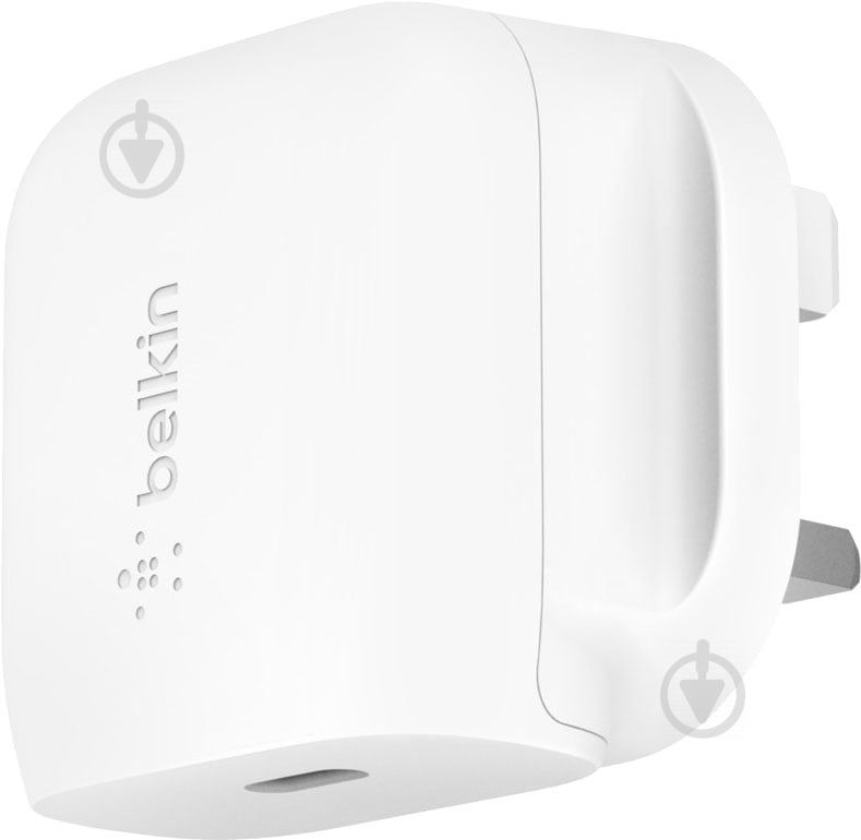 Зарядное устройство Belkin Home Charger 18W Power Delivery Port USB-C, white (F7U096VFWHT) - фото 1