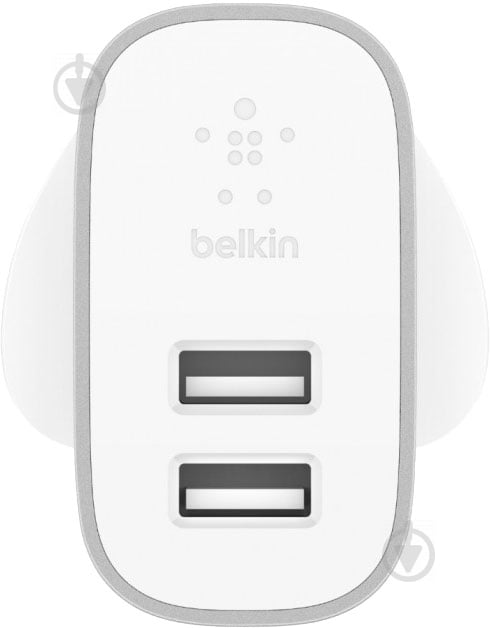 Зарядное устройство Belkin Home Charger 24W DUAL USB 4.8A, silver (F7U049VFSLV) - фото 2