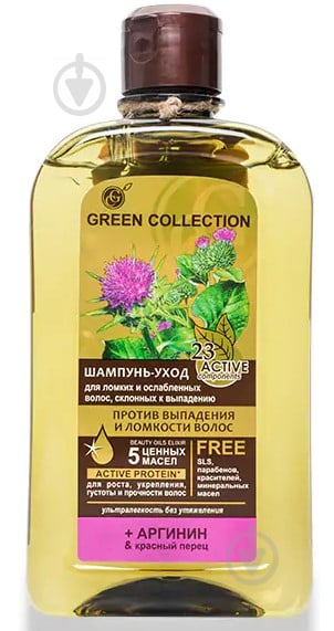 Шампунь Green Collection Против выпадения и ломкости 500 мл - фото 1