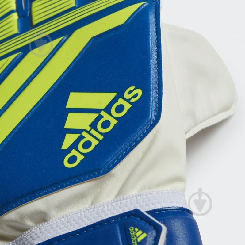 Вратарские перчатки Adidas PRED TRN DN8564 10,5 синий - фото 4