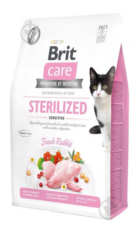 Корм Brit Care Sterilized Sensitive кролик 171290 2 кг - фото 1