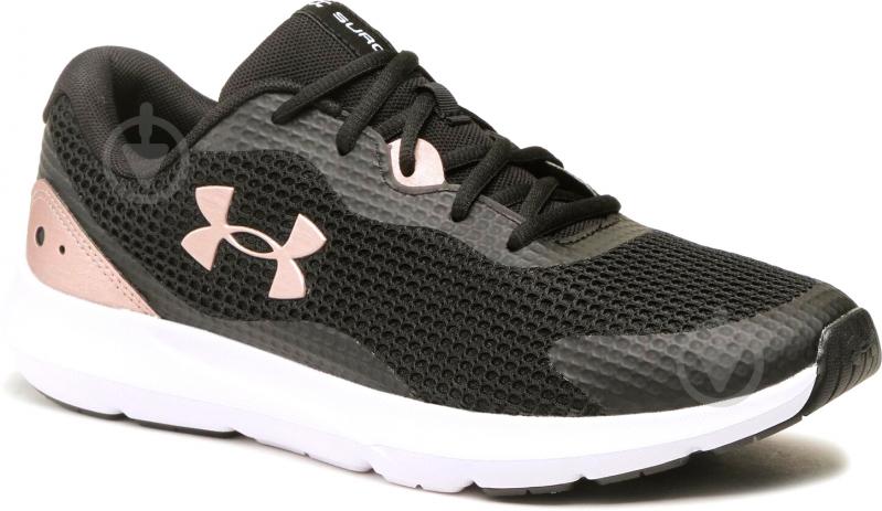 Кросівки жіночі демісезонні Under Armour SURGE 3 3024894-005 р.38 чорні - фото 2