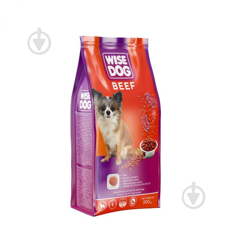 Корм сухой Wise Dog говядина 500 г - фото 1