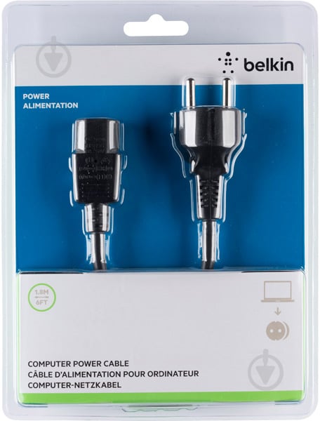 Кабель Belkin 1,8 м black (F3A225CP1.8M-P) - фото 2