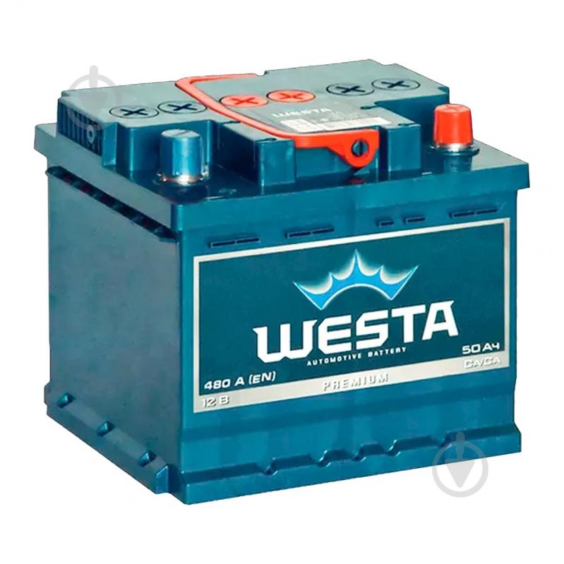 ᐉ Акумулятор автомобільний Westa 6CT-50 Аз 50Ah 480A 12V «+» праворуч ...