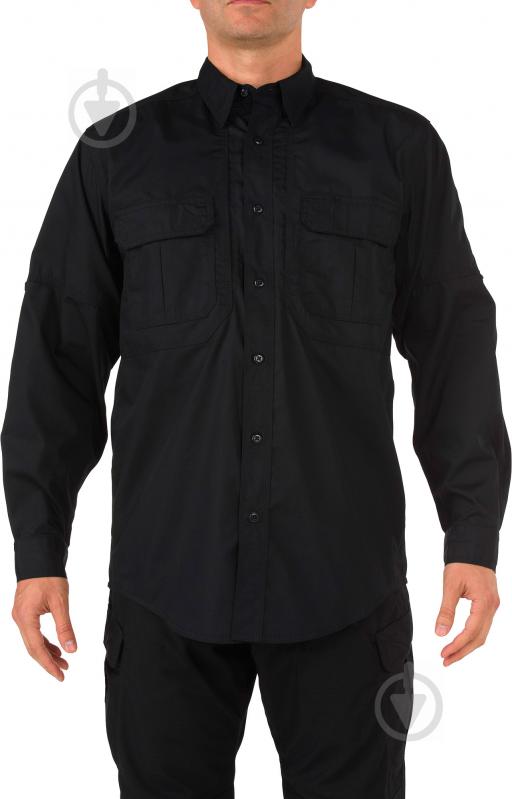 Рубашка 5.11 Tactical Tactical Taclite Pro Long Sleeve Shirt р. XXXL black 72175 - фото 1