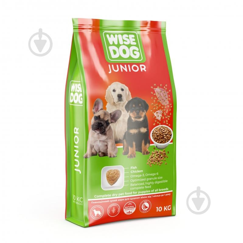 Корм сухой Wise Dog Юниор 10 кг - фото 1