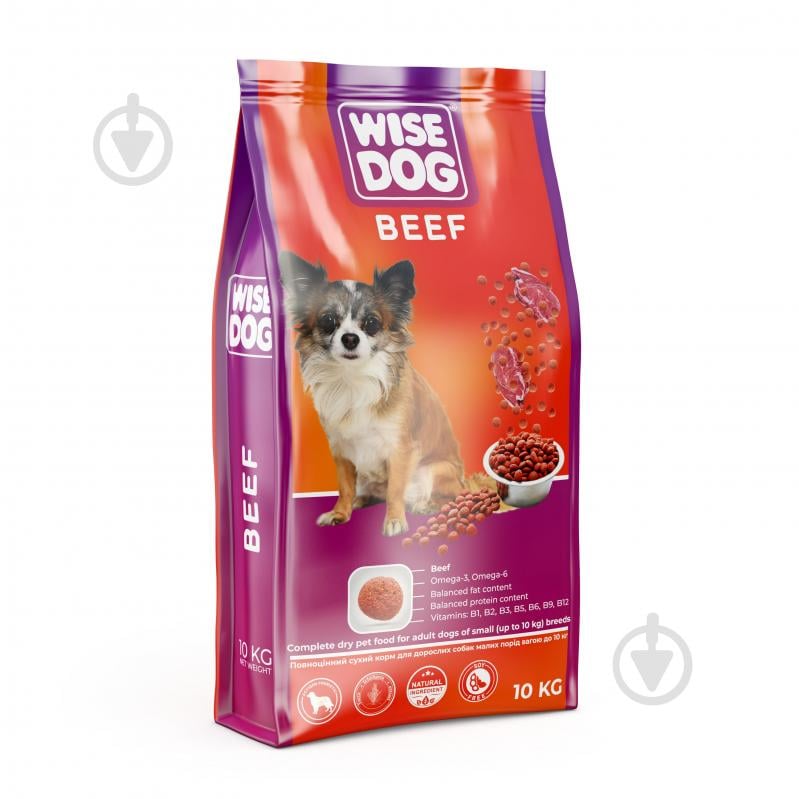 Корм сухой Wise Dog Говядина 10 кг - фото 1 Корм сухой Wise Dog Говядина 10 кг - фото 1