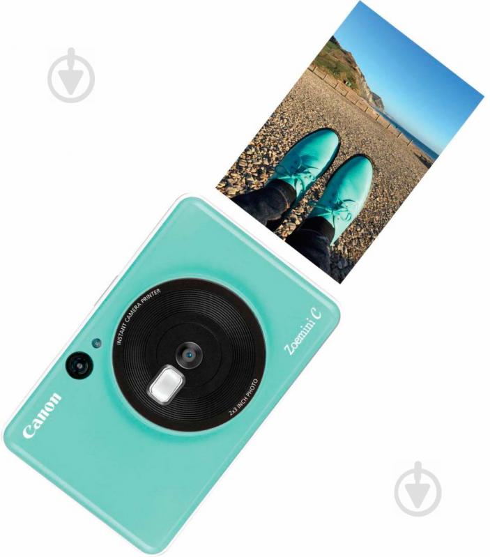 Камера-принтер Canon ZOEMINI C CV123 Mint green - фото 6