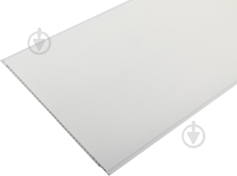 УЦІНКА! Панель ПВХ Welltech білий глянець 7.2x250x3000 мм (0.75 кв.м) (УЦ №124) - фото 1