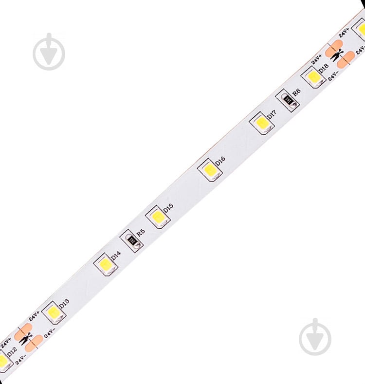 Лента светодиодная Hopfen 2835 60 LED 6 Вт IP20 24 В холодный - фото 3