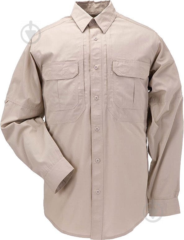 Рубашка 5.11 Tactical Tactical Taclite Pro Long Sleeve Shirt р. XXL TDU khaki 72175 - фото 1