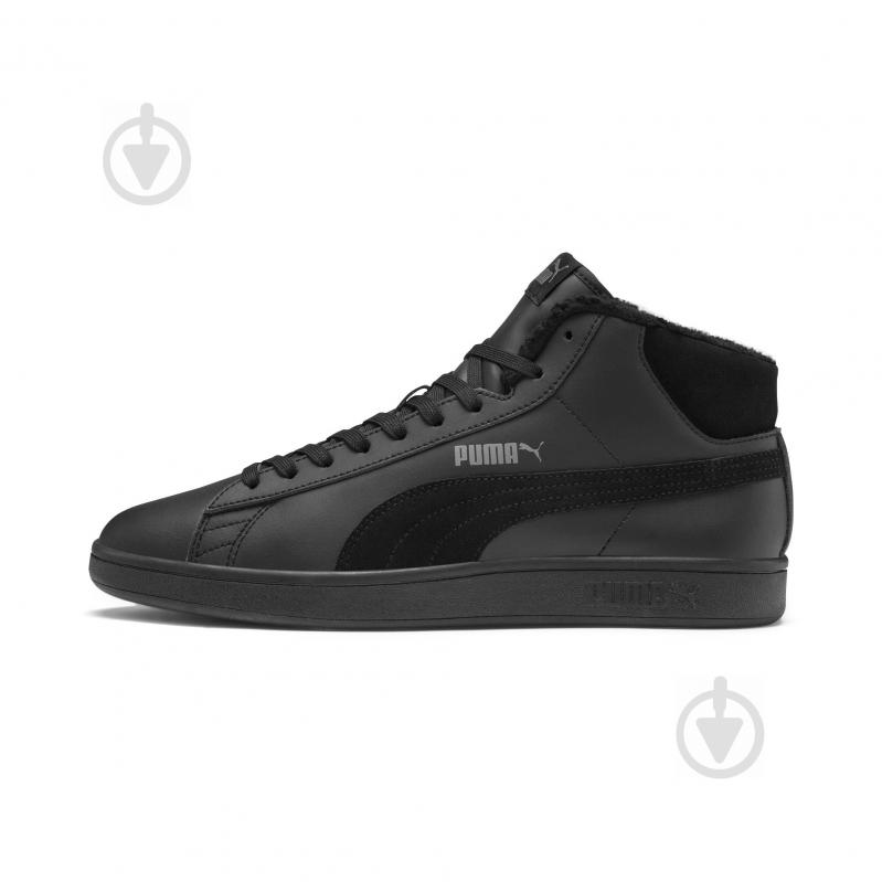 Кросівки Puma Smash v2 Mid WTR L 36733803 р.40,5 чорний - фото 1