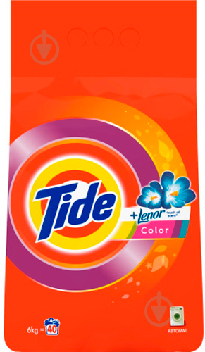 Пральний порошок для машинного прання Tide Color + Lenor 6 кг - фото 1