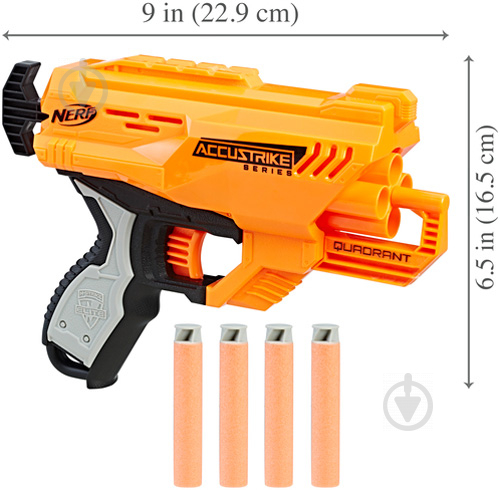 Бластер Hasbro NERF Accustrike Quadrant E0012 - фото 3