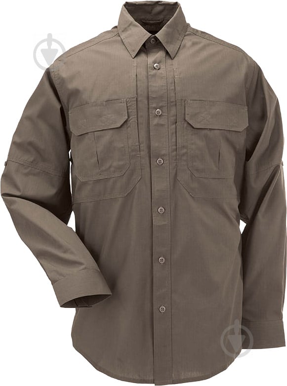 Рубашка 5.11 Tactical Tactical Taclite Pro Long Sleeve Shirt р. XXL tundra 72175 - фото 1