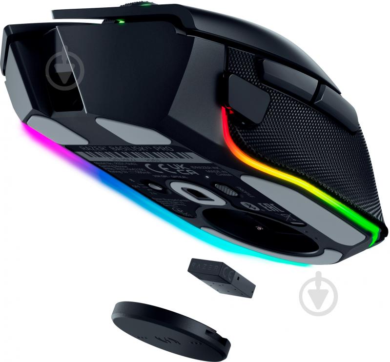 Док-станція Razer Mouse Dock PRO plus Wireless Charging Puck Bundle black (RZ81-01990100-B3M1) - фото 4