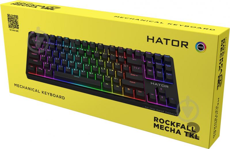 Клавіатура Hator Rockfall 2 (HTK-725) Mecha TKL indigo black - фото 6