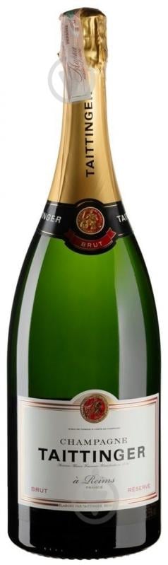 Шампанське Taittinger брют біле Резерв 1,5 л - фото 1