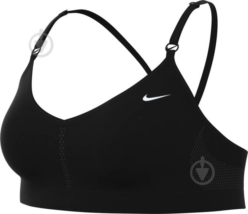 Бра Nike INDY V-NECK BRA CZ4456-010 р.XS черный - фото 1