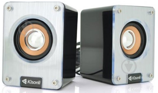 Акустическая система Kisonli K200/23411 2.0 silver - фото 1