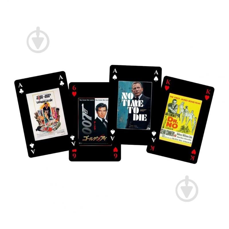 Игральные карты Winning Moves JAMES BOND 007 Waddingtons No. 1 ORIGINAL CLASSIC (WM00383-EN1-12) - фото 2